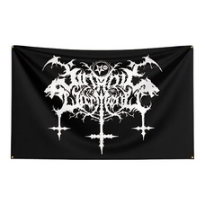 Прапор Satanic Warmaster (logo) sfc-084 Изображение