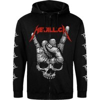 Худі на блискавці Just Hoods - Metallica (Skull Sign of the Horns) Изображение