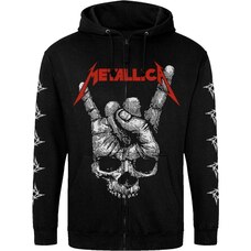 Худі на блискавці Just Hoods - Metallica (Skull Sign of the Horns) Зображення