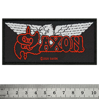 Нашивка ткана SAXON - LOGO EAGLE (ofp-365) Изображение