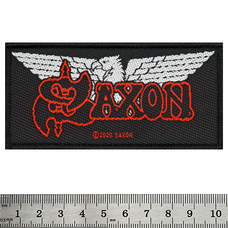 Нашивка ткана SAXON - LOGO EAGLE (ofp-365) Изображение