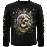 Футболка з довгим рукавом Mechanical Eternity (череп стимпанк) Зображення