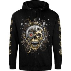 Худі на блискавці Just Hoods - Mechanical Eternity (череп стимпанк) Зображення