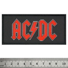 Нашивка ткана AC/DC - RED LOGO (ofp-378) Зображення