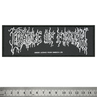 Нашивка ткана CRADLE OF FILTH - LOGO (ofp-373) Изображение