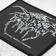Нашивка ткана DARKTHRONE - LOGO (ofp-379) Изображение