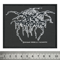 Нашивка ткана DARKTHRONE - LOGO (ofp-379) Изображение