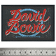 Нашивка ткана DAVID BOWIE - LOGO (ofp-371) Зображення