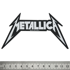 Нашивка ткана METALLICA - SHAPED LOGO (ofp-385) Изображение