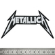 Нашивка ткана METALLICA - SHAPED LOGO (ofp-385) Изображение