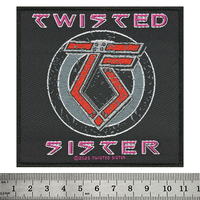Нашивка ткана TWISTED SISTER - TS LOGO (ofp-390) Зображення