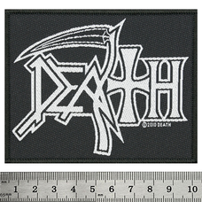 Нашивка ткана DEATH - LOGO (ofp-405) Изображение