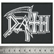 Нашивка ткана DEATH - LOGO (ofp-405) Изображение