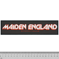 Нашивка ткана IRON MAIDEN - MAIDEN ENGLAND (ofp-393) Зображення