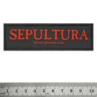 Нашивка ткана SEPULTURA - LOGO (ofp-395) Изображение