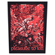 Нашивка наспинна катана KREATOR - PLEASURE TO KILL (olbp-149) Изображение