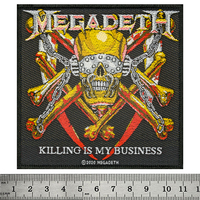 Нашивка ткана MEGADETH - KILLING IS MY BUSINESS (ofp-414) Изображение