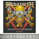 Нашивка ткана MEGADETH - KILLING IS MY BUSINESS (ofp-414) Зображення