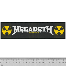 Нашивка ткана MEGADETH - LOGO (ofp-417) Изображение