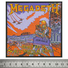Нашивка ткана MEGADETH - PEACE SELLS (ofp-411) Изображение