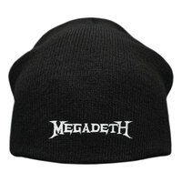 Шапка біні MEGADETH - LOGO (з вишитим логотипом) heol-022 Зображення