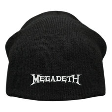 Шапка біні MEGADETH - LOGO (з вишитим логотипом) heol-022 Зображення