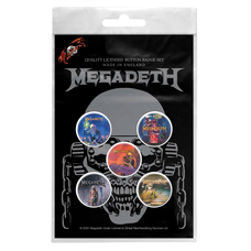 Подарунковий набір значків MEGADETH - VIC RATTLEHEAD (iol-093) Зображення