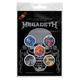 Подарунковий набір значків MEGADETH - VIC RATTLEHEAD (iol-093) Изображение
