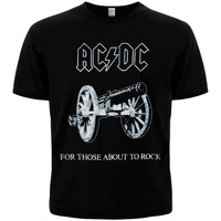 Футболка AC/DC - FOR THOSE ABOUT TO ROCK (Officially Licensed) Изображение