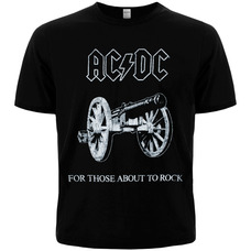 Футболка AC/DC - FOR THOSE ABOUT TO ROCK (Officially Licensed) Зображення