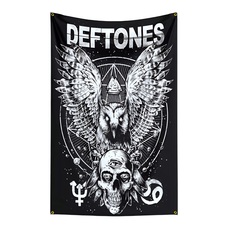 Прапор Deftones (Owl & Skull Mysticism) sfc-090 Изображение