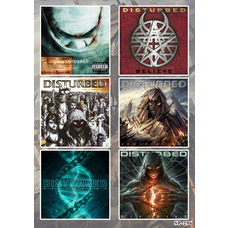 Стікерпак Disturbed (album covers) - SP-296 Зображення