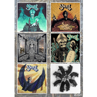 Стікерпак Ghost (album covers) - SP-297 Зображення
