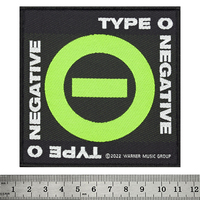 Нашивка ткана TYPE O NEGATIVE - NEGATIVE SYMBOL (ofp-427) Изображение