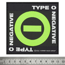 Нашивка ткана TYPE O NEGATIVE - NEGATIVE SYMBOL (ofp-427) Зображення