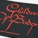 Нашивка ткана CHILDREN OF BODOM - BLOOD LOGO (ofp-431) Зображення