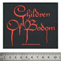 Нашивка ткана CHILDREN OF BODOM - BLOOD LOGO (ofp-431) Изображение