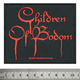 Нашивка ткана CHILDREN OF BODOM - BLOOD LOGO (ofp-431) Зображення