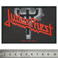 Нашивка ткана JUDAS PRIEST - LOGO  FORK (ofp-434) Изображение