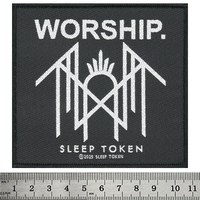 Нашивка ткана SLEEP TOKEN - WORSHIP (ofp-433) Изображение
