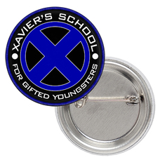Значок Xavier's School for Gifted Youngsters (X-Men, Marvel), blue Зображення