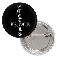 Значок Black metal (Inverted cross) Зображення