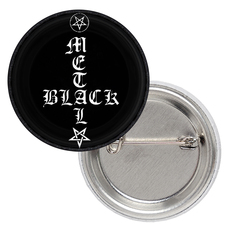 Значок Black metal (Inverted cross) Зображення