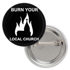 Значок Burn your local church Изображение