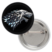 Значок Game of Thrones (Дом Старков) Изображение