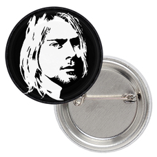Значок Kurt Cobain (black background) Зображення