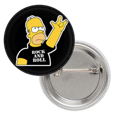 Значок Homer Simpson - Rock'N'Roll Зображення