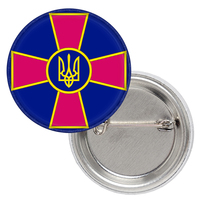 Значок патріотичний Слава ЗСУ (емблема ЗСУ) Зображення