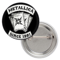 Значок Metallica (since 1981, cards) Зображення