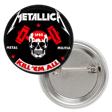Значок Metallica (Metal Militia) Зображення